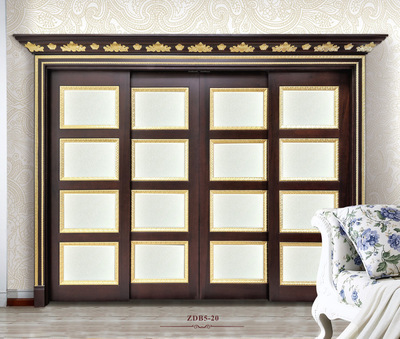 【推拉實木門廠家佐登堡金邊木門歐式風玻璃原木門實木門整套門5-20】價格,廠家,圖片,其他門,佛山市佐登堡木業-